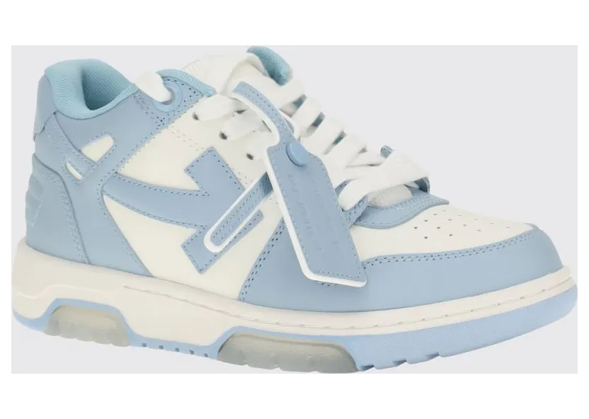 Off-White Out Of Office Bicolor Leather Sneakers with Applied Logo White (W259C9L0060140)