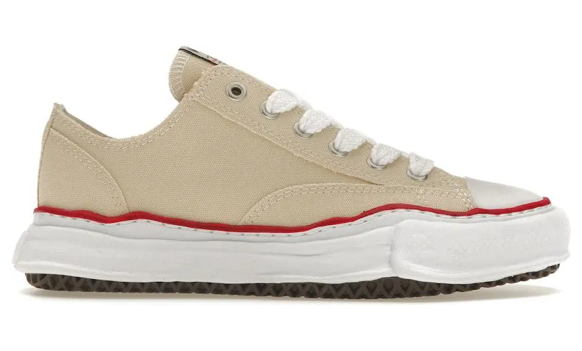 Maison Mihara Yasuhiro Peterson OG Sole Canvas Low Natural (A04FW729)