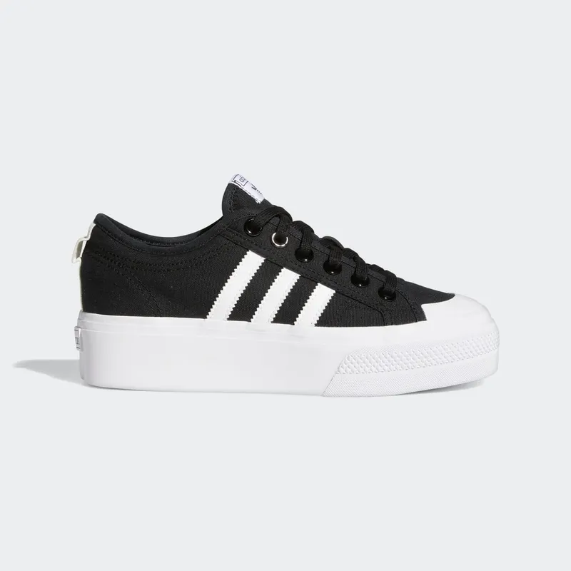 Adidas Nizza Platform Core Black / Cloud White / Cloud White (FV5321)