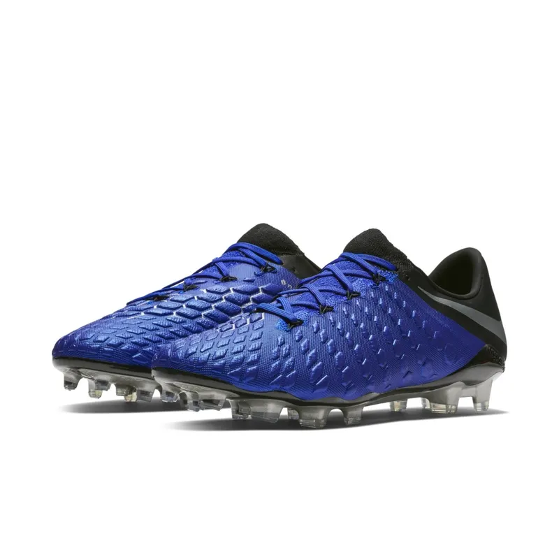 Nike Hypervenom Phantom 3 Elite Flyknit FG Racer Blue Racer Blue/Metallic Silver (AJ3805-400)