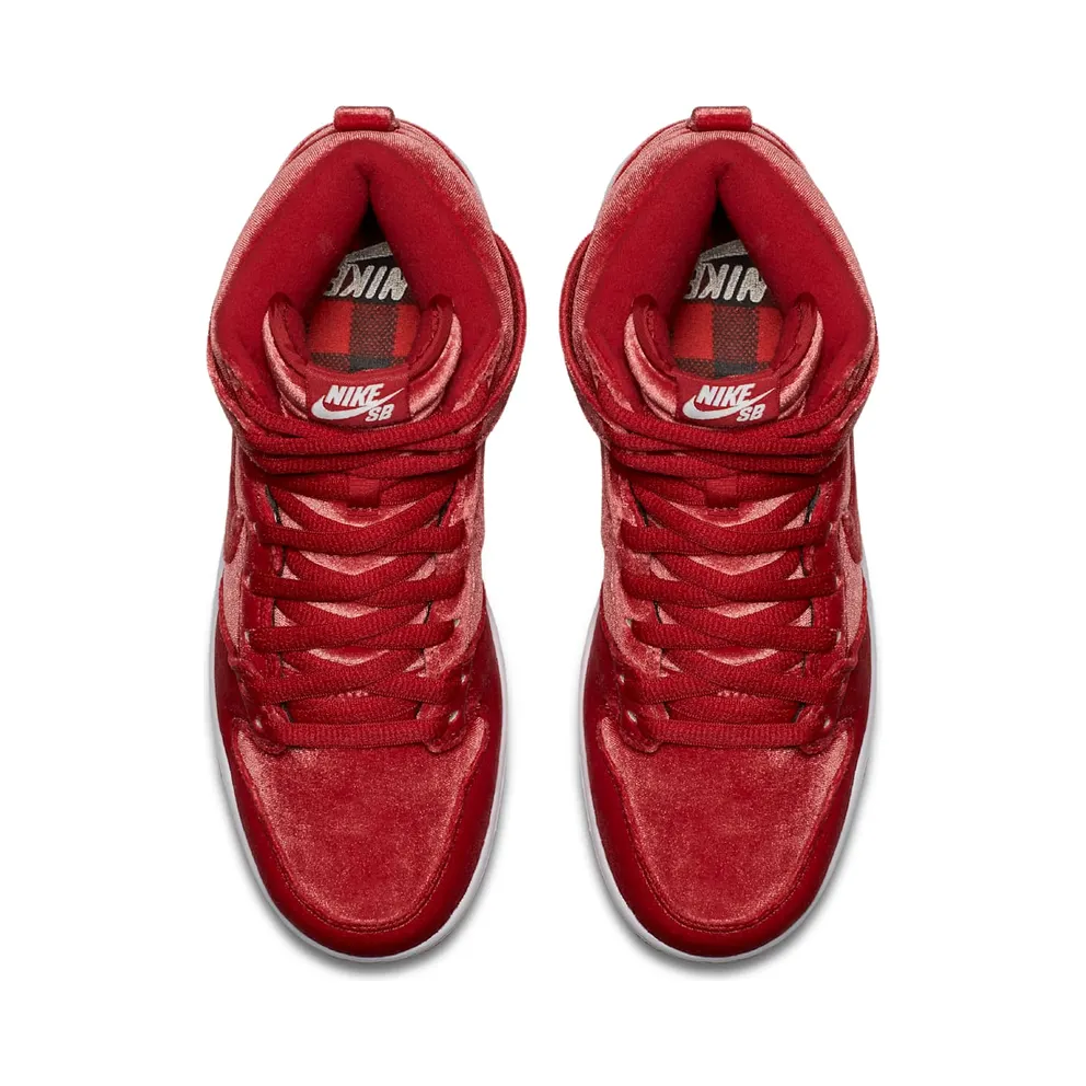 Nike Dunk SB High Red Velvet Gym Red/White/Gym Red (313171-661)