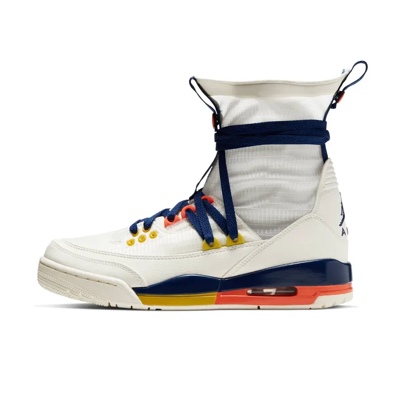 Jordan 3 Retro Explorer Lite XX Sail Multi-Color (W) Sail/Blue Void-Turf Orange-Bright Citron (BQ8394-100)