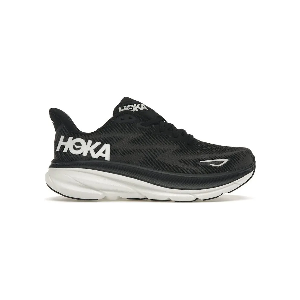 Hoka One Clifton 9 Black White (1127896-BWHT)