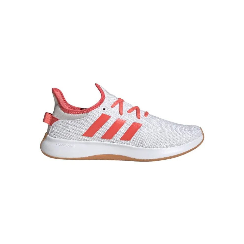 adidas Cloudfoam Pure Cloud White Preloved Scarlet Grey (JI4877)