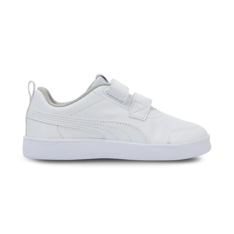 PUMA Courtflex V2 Kids’ White/Gray Violet (371543-04)