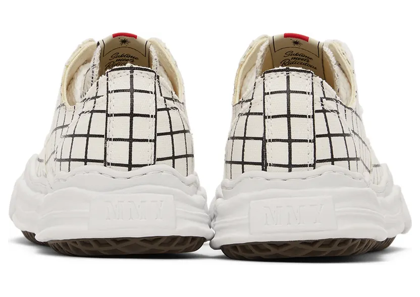 Miharayasuhiro White & Black Hank Low Sneakers (A08FW721) (4)