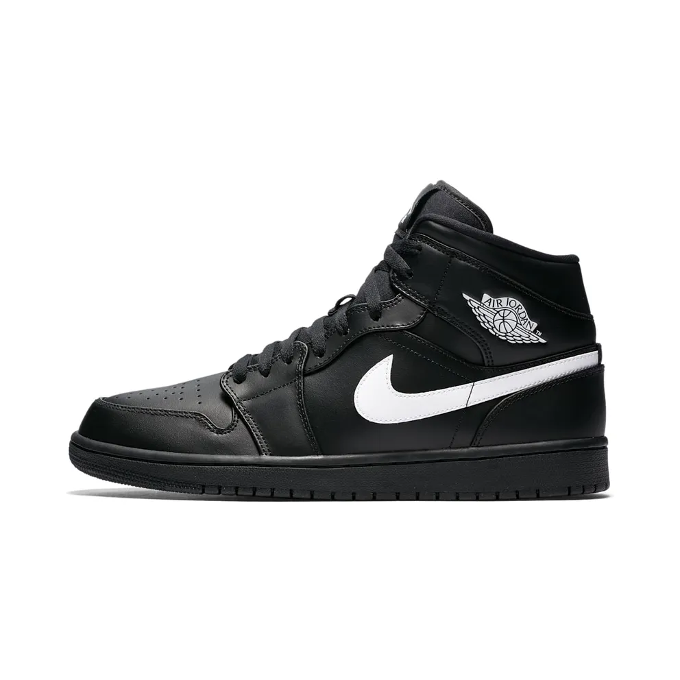 Jordan 1 Mid Black White (2018)