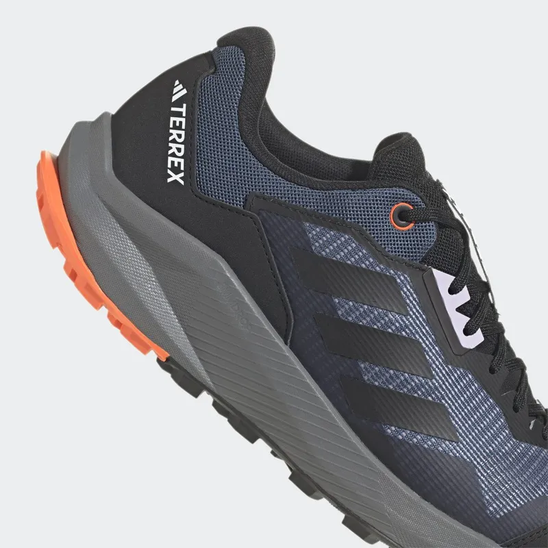 adidas Terrex Trail Rider Trail Running Wonder Steel / Core Black / Impact Orange (HR1157)