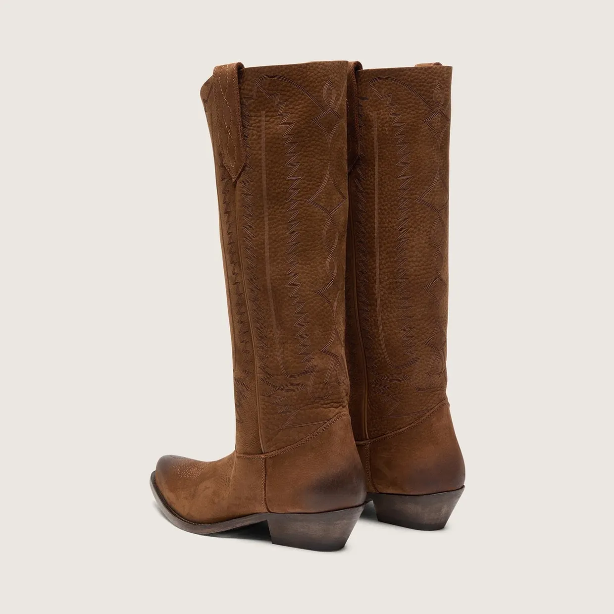 Golden Goose Wish Star Boots In Brown Leather With Laser-Engraved Pattern (GWF01138.F008814.55381) (4)