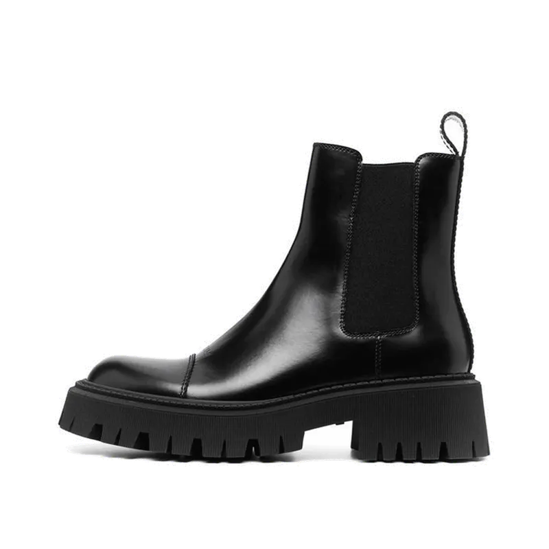 Balenciaga Tractor 20mm Boot Black (636599WA8E91000)
