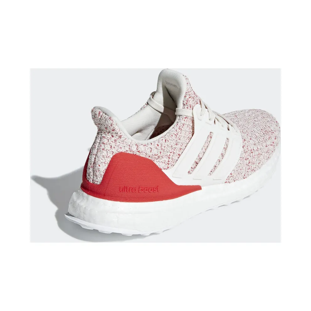 adidas Ultra Boost 4.0 Chalk White Active Red (Youth) (F34034)