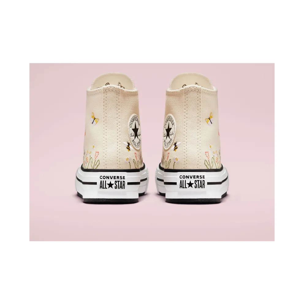 Converse Chuck Taylor All Star Lift Platform Floral Embroidery (A01615C)