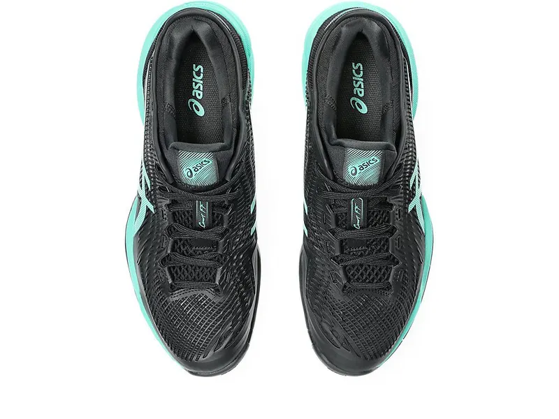 ASICS COURT FF 3 “Black / Aurora Green” (1041A370-002)