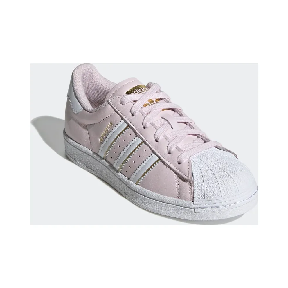 Adidas Superstar Cloud White / Almost Pink / Gold Metallic (GZ3453)