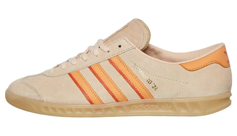 adidas Hamburg 24 Crystal Sand / Hazy Orange / Collegiate Orange (IG2109)