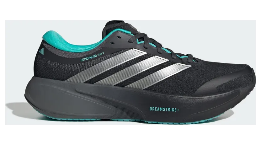 Adidas SUPERNOVA RISE 3 MERCEDES AMG PETRONAS F1 TEAM SCHOENEN Core Black / Silver Metallic / Semi Mint Rush (KJ3671)