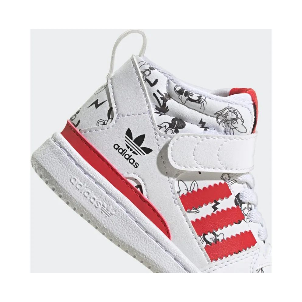 adidas Disney Forum Mid 360 Cloud White / Vivid Red / Cloud White (GX0839)