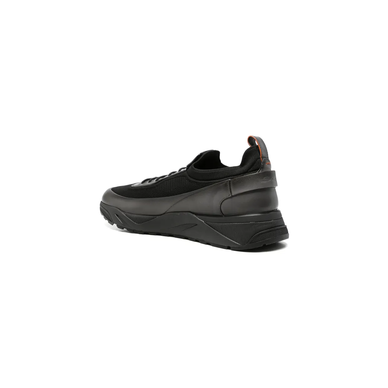 Santoni Panelled Low-top “Black” (MBIO22262NERT NUCG62) (3)