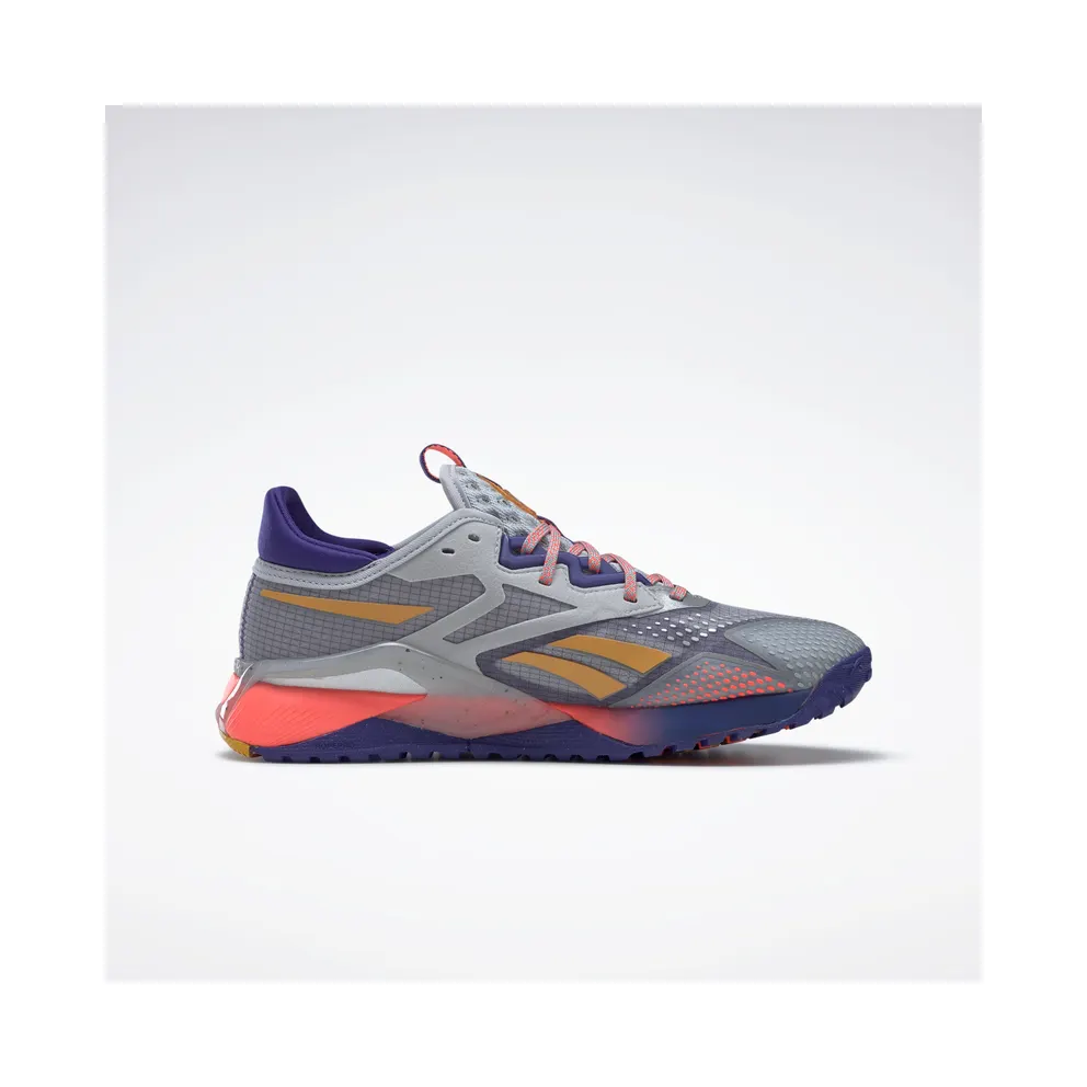 Reebok Nano X2 TR Adventure Pure Grey 3 / Bold Purple / Orange Flare (GY8904)