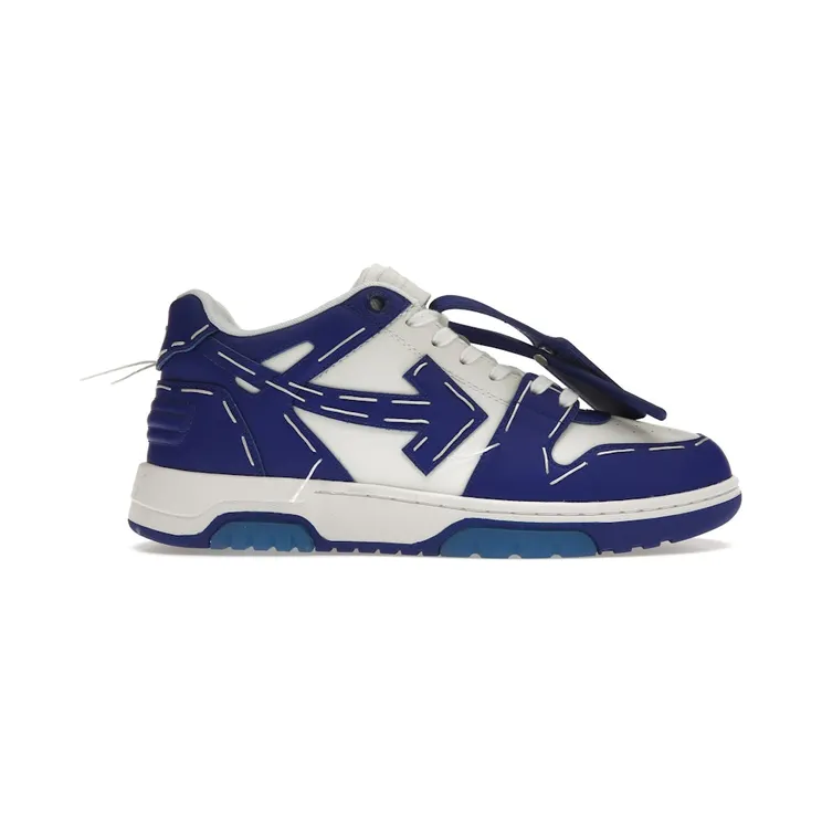OFF-WHITE Out Of Office Sartorial Stitching White Dark Blue (OMIA189S23LEA0140148)