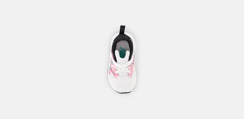 New Balance Rave Run v2 Bungee Lace White Real Pink Black (ITRAVFP2)