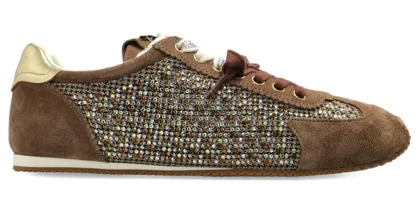 Kurt Geiger London Islington mit Schnürung “Brown” (ISLINGTONSNEAKER)