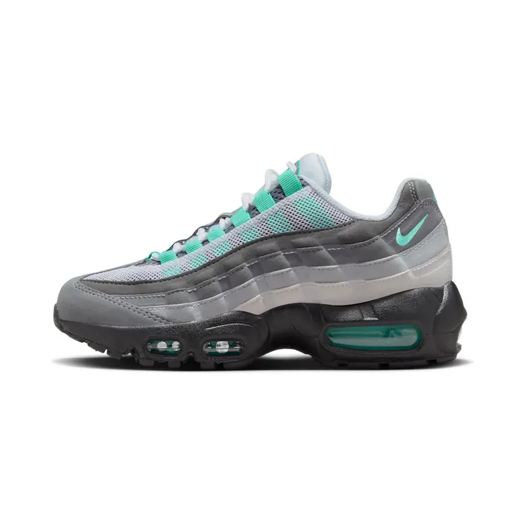 Nike Air Max 95 “White / Iron Grey / Cool Grey / Hyper Turquoise” (HV2538-100)