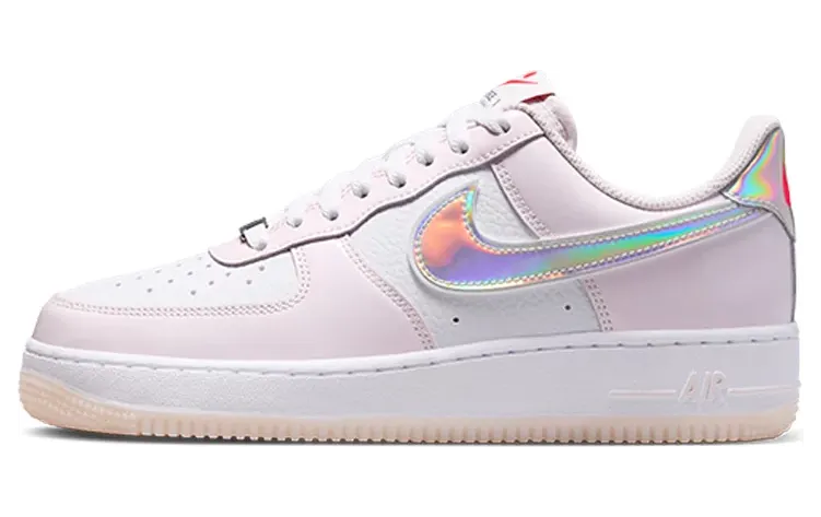 Nike Air Force 1 Low – “White / Pearl Pink / Flash Crimson / Metallic Silver” (IW7589-100)