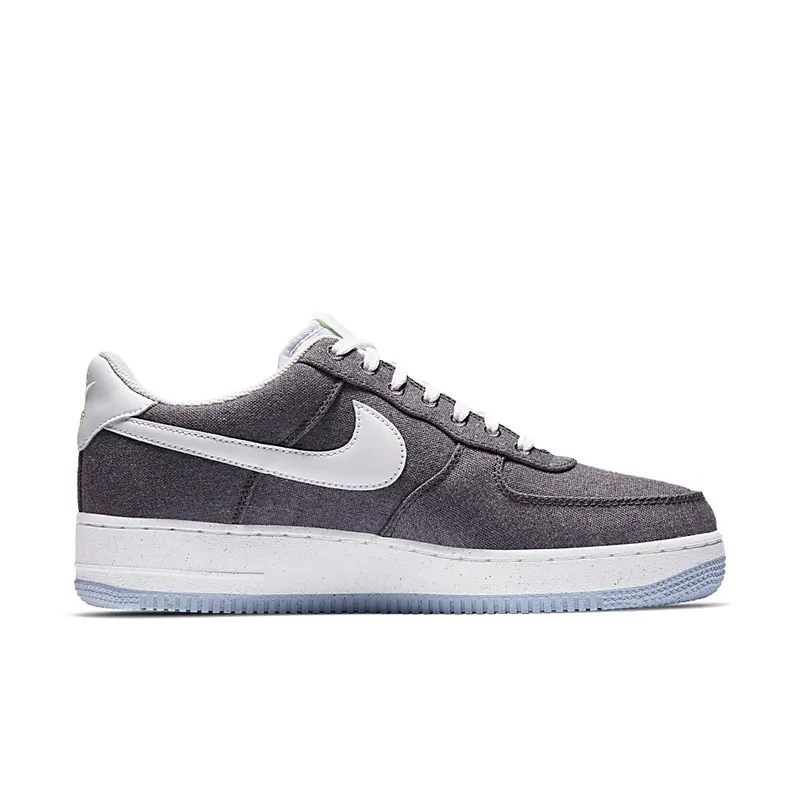 Nike Air Force 1 Low Recycled Canvas Iron Grey/White-Barely Volt (CN0866-002)