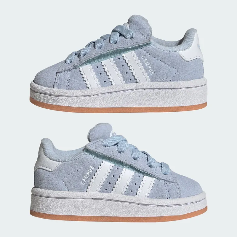 Adidas Campus 00s Comfort Closure with Elastische Veters Crystal Sky / Cloud White / Gum (JQ2001)
