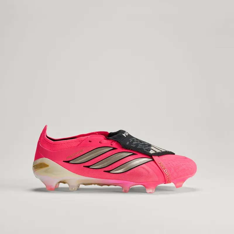 Adidas Predator Elite Fold-Over Tongue FG Football Boots, Pink (JP6237)