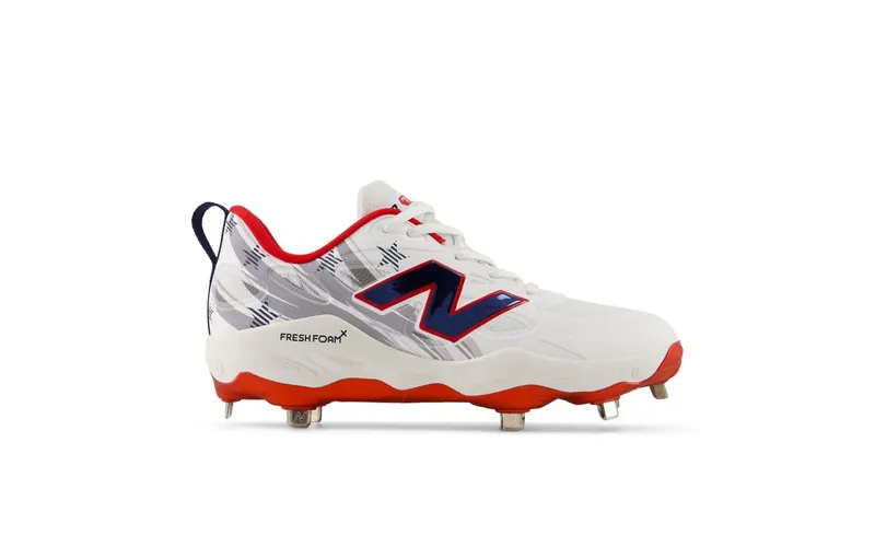 New Balance Fresh Foam X Velo v4 International Baseball Pack White Red (WVELO5CX)
