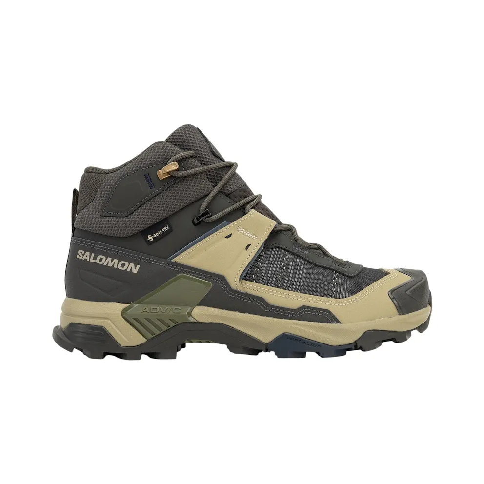 Salomon X Ultra 5 Mid Gore-Tex Peat Grey Green Blue Nights (L47754300)