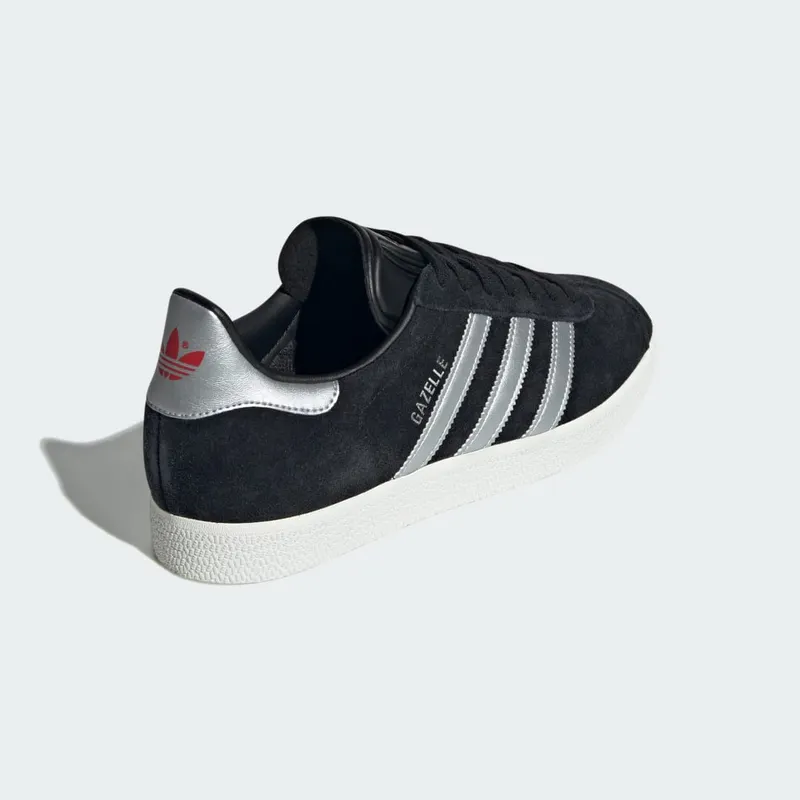 adidas Gazelle Core Black / Silver Metallic / Off White (IF1826)