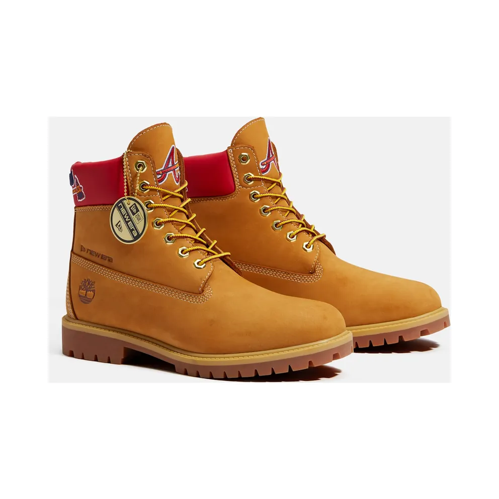 New Era x MLB x Timberland 6-Inch Waterproof Boot – Atlanta Braves – “Atlanta Braves” (TB0A2J7TAOY)