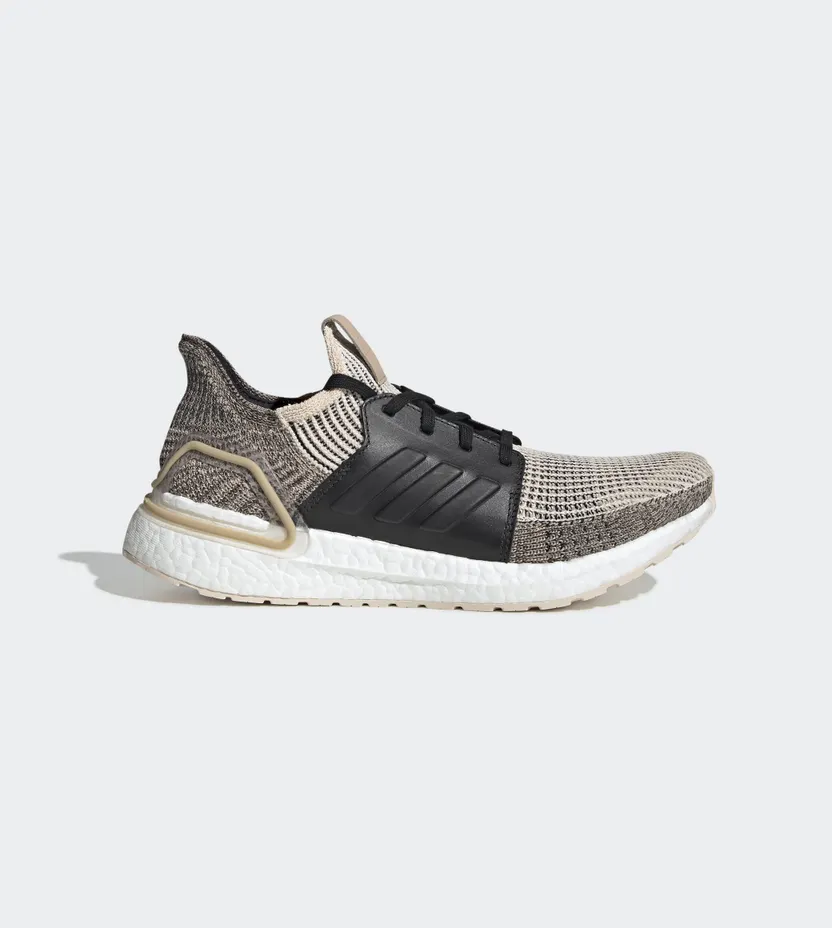 Adidas UltraBoost 19 ‘Linen Core Black’ Linen/Core Black/Brown (G27504)