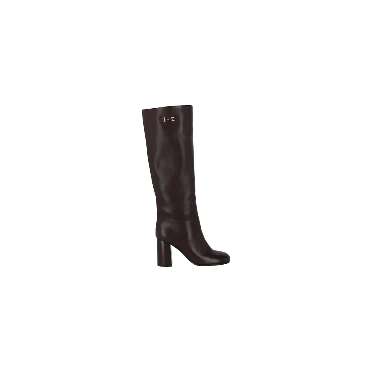 Ferragamo Ovidio Knee-High Boots Dark Brown (01E492-757874-1C)