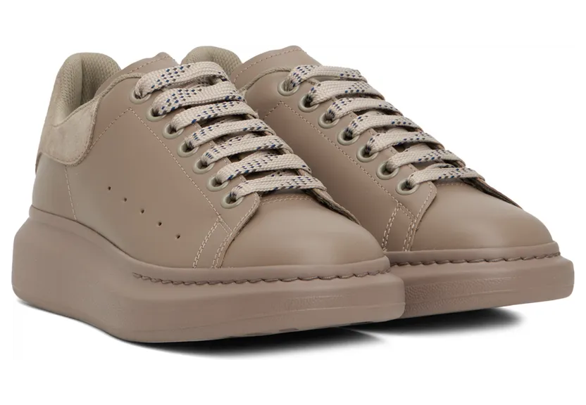Alexander McQueen Taupe Oversized Sneakers (734216WHZNC) (4)
