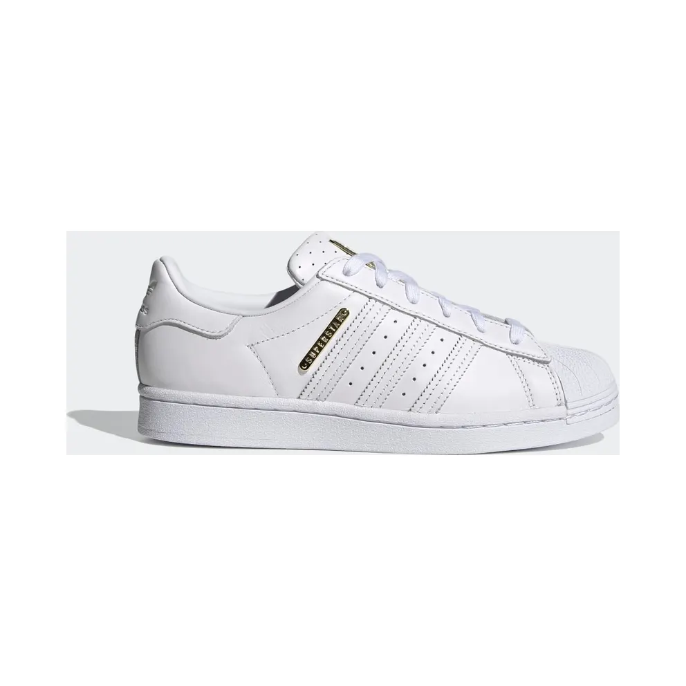 adidas Superstar Schuh Cloud White / Cloud White / Gold Metallic (FW3713)