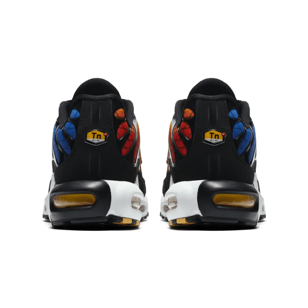 Nike Air Max Plus Greedy Black/Tour Yellow-Team Orange-Chile Red (AV7021-001)