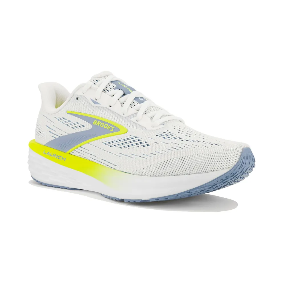 Brooks Launch White (110481-1D-164)