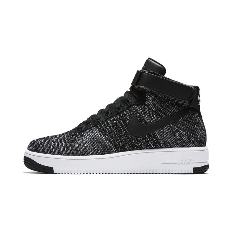 Nike Air Force 1 Ultra Flyknit Mid Oreo -Black “Black / White” (817420-004)