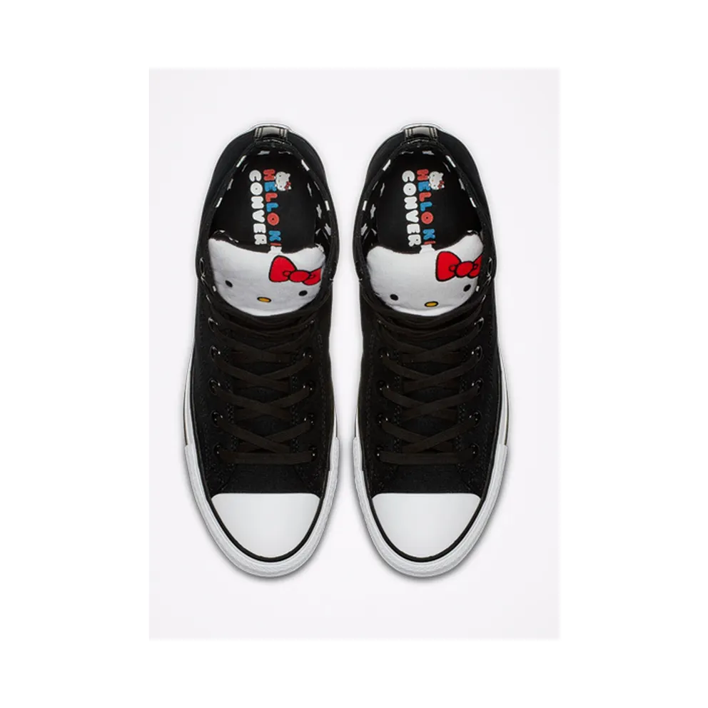 Converse Chuck Taylor All-Star Hi Hello Kitty Black (W) Black/Fiery Red-White (163910C)