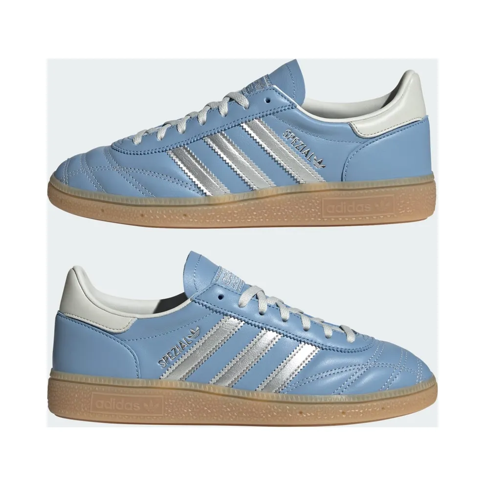 adidas Handball Spezial Quilted Stitching Ash Blue Silver (JR3728)