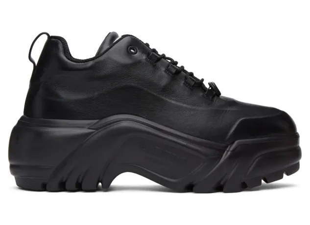 Valentino Black Valentino Garavani Chunky Platform Sneakers (UW0S0AQ5YAN)