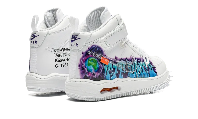 Nike Air Force 1 Mid “Off-White – Graffiti White” (DR0500-100)
