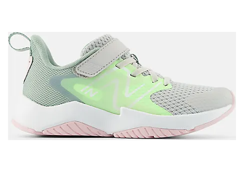 New Balance Rave Run v2 Bungee Lace Grey Matter Mint Flash Mosaic Green (YTRAVE2)