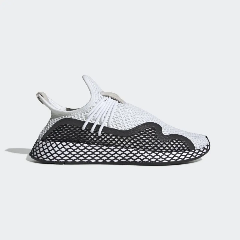 adidas Deerupt S Cloud White Core Black Cloud White/Core Black/Cloud White (BD7874)