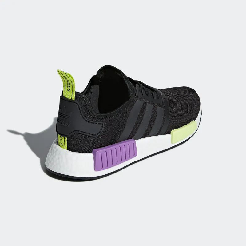 adidas NMD R1 Core Black Shock Purple Core Black/Core Black/Shock Purple (D96627)