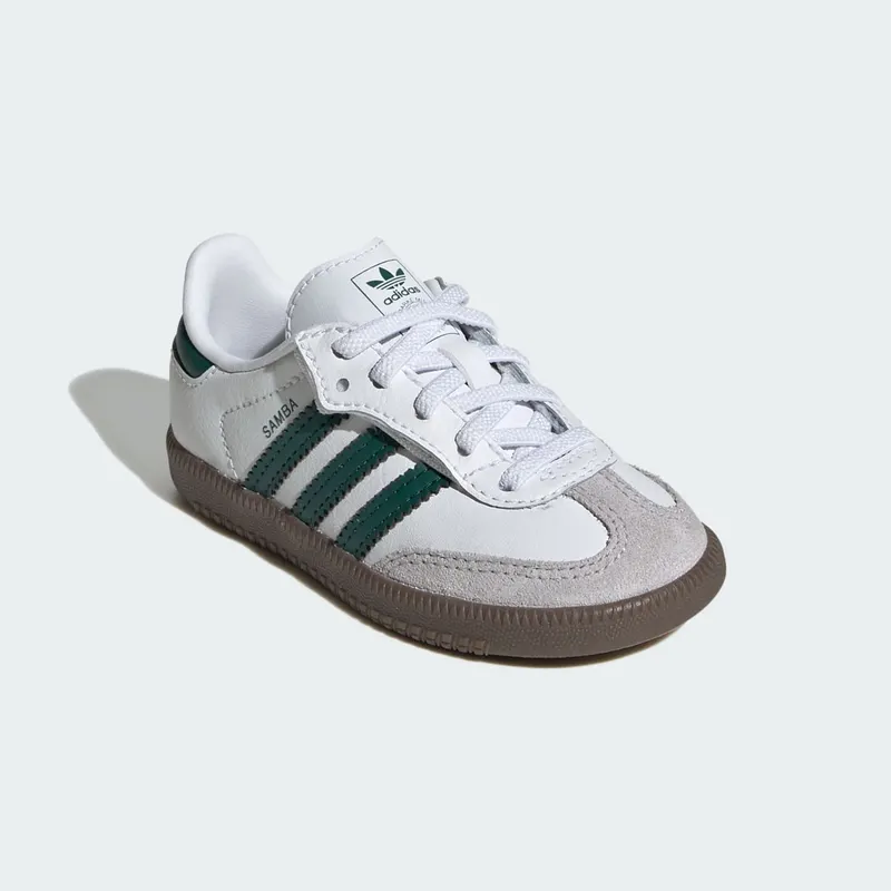 adidas Samba OG Comfort Closure White Collegiate Green Gum (JQ3194)